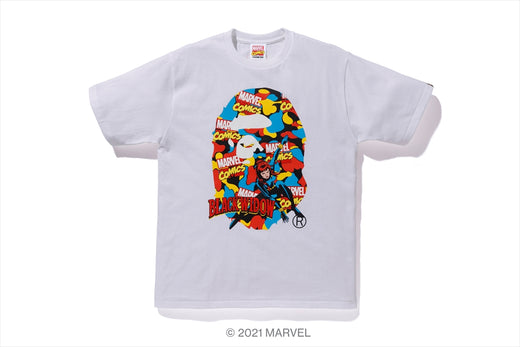 【 BAPE X MARVEL 】CAMO BLACK WIDOW TEE