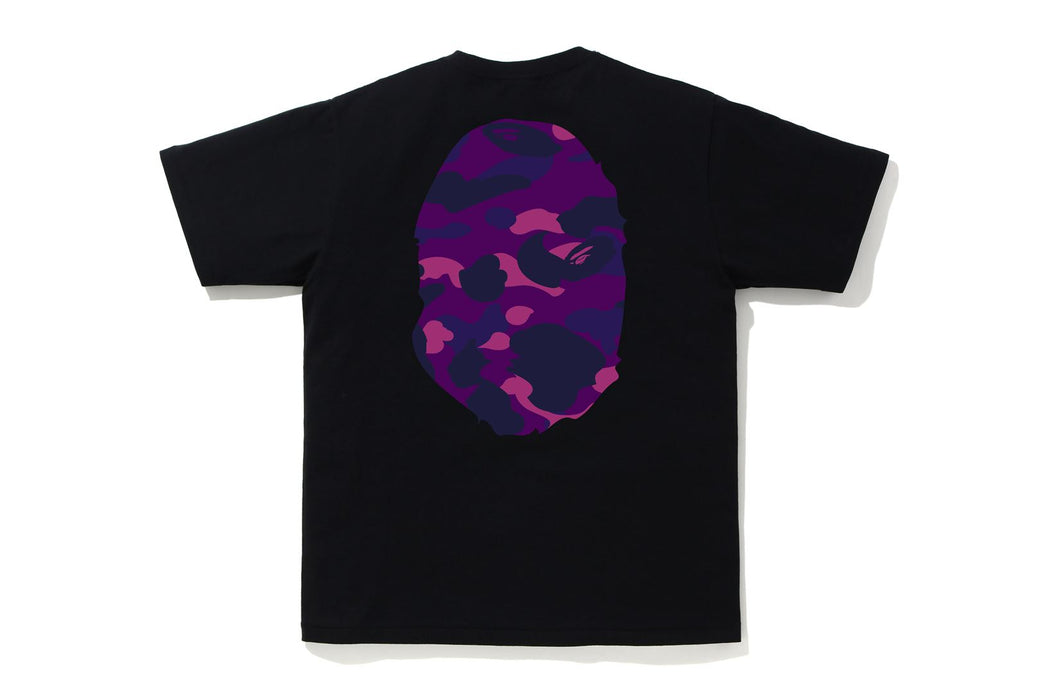 COLOR CAMO BIG APE HEAD TEE | bape.com