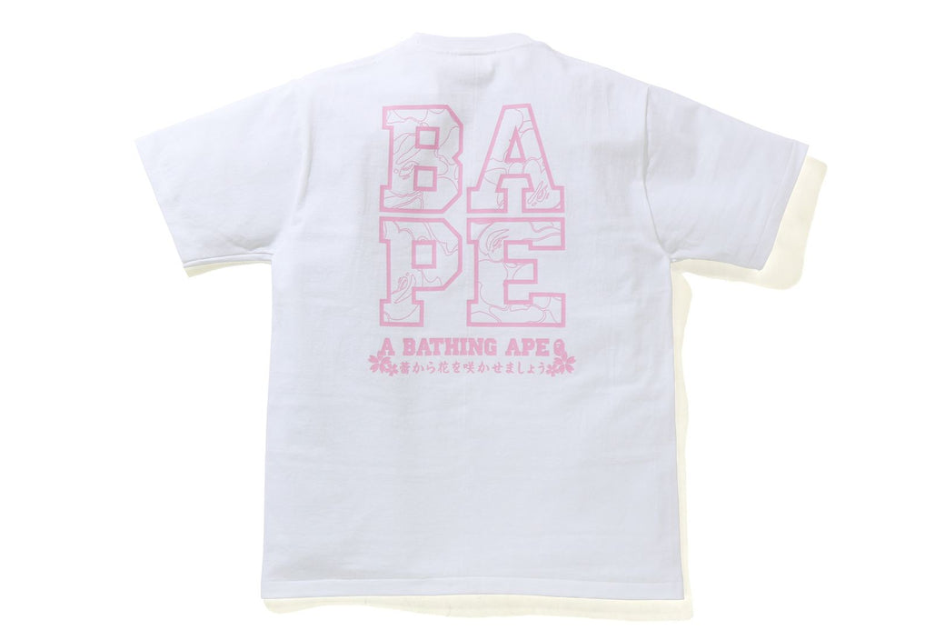 SAKURA PHOTO APE HEAD TEE | bape.com