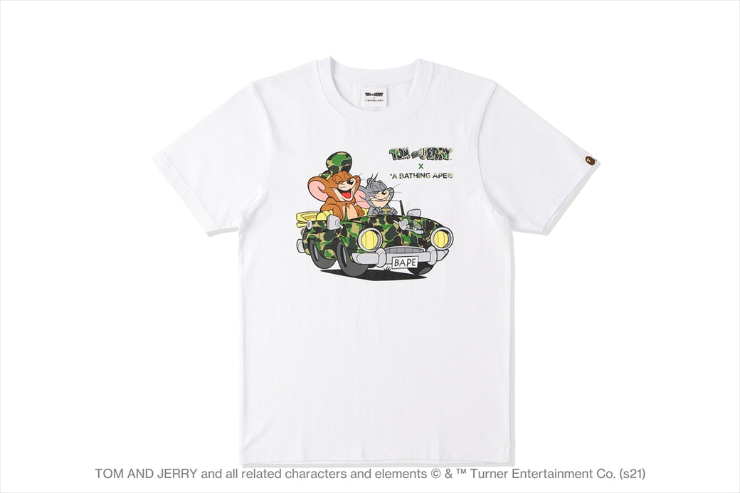 【 BAPE X TOM AND JERRY 】CRUISING TEE