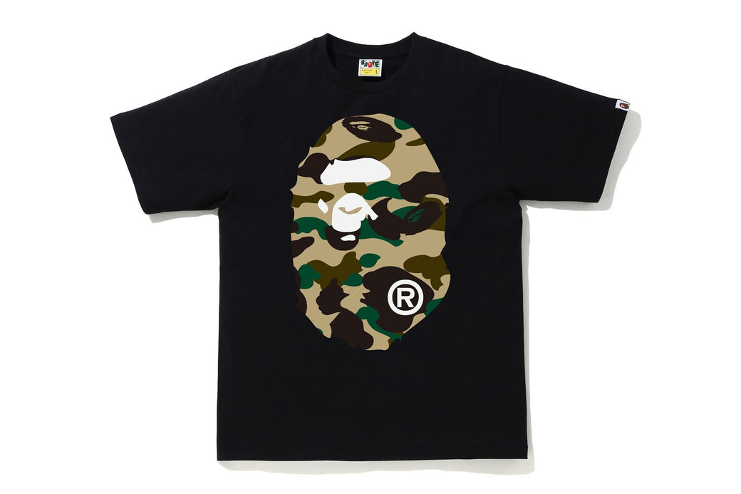 1ST CAMO BIG APE HEAD TEE | bape.com