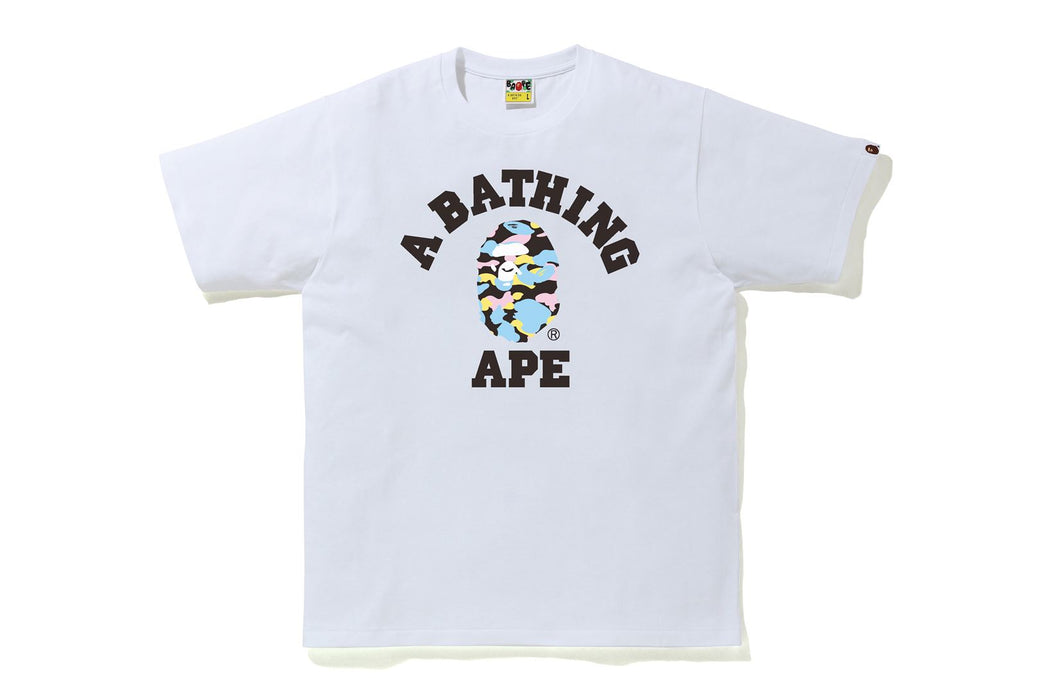 BAPE on sale Multi Camo College Tee