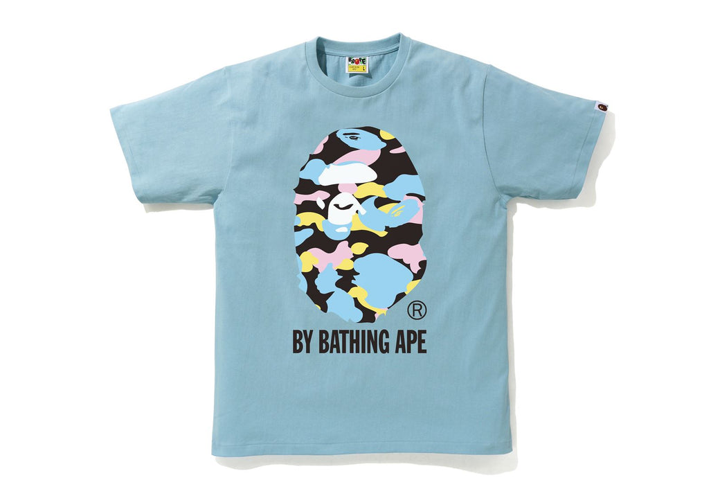 Bape multi camo shark tee hotsell