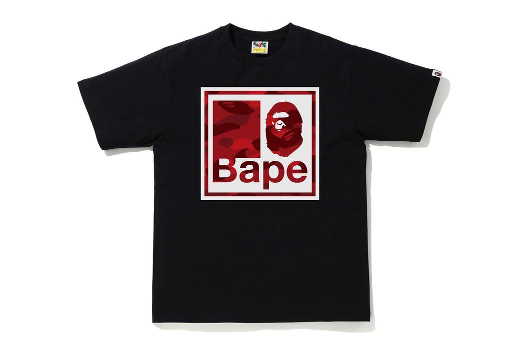 COLOR CAMO BAPE QUADRANGLE TEE | bape.com