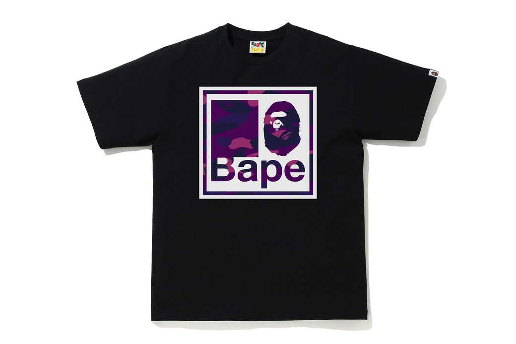 COLOR CAMO BAPE QUADRANGLE TEE | bape.com