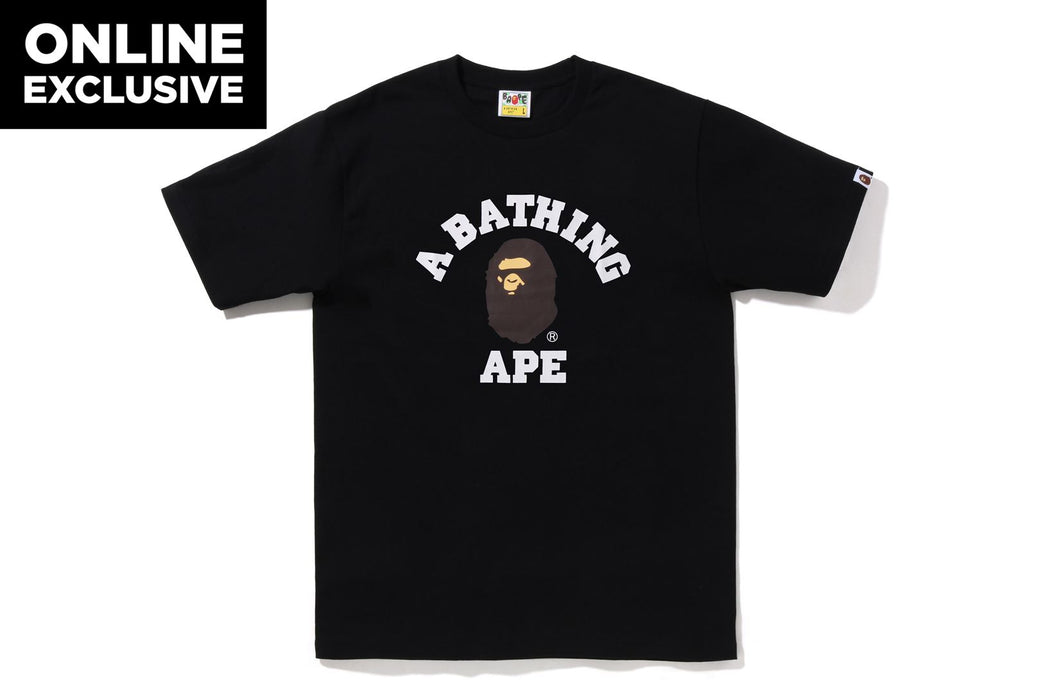 定番ベーシック【A BATHING APE】COLLEGE TEE カレッジ Tシャツ COLLEGE TEE | bape.com