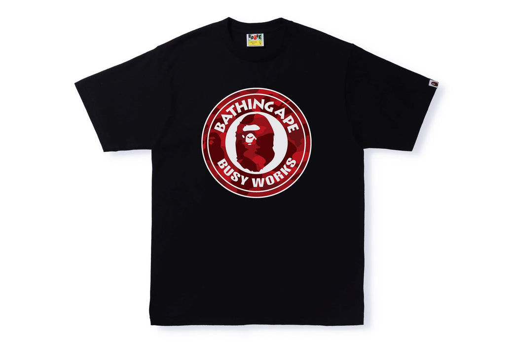 COLOR CAMO BUSY WORKS TEE | bape.com