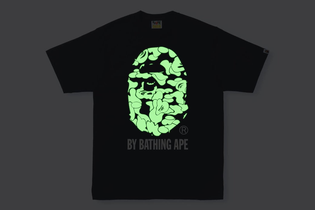 Bathing ape glow in the dark t shirt hotsell