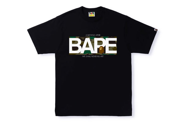 1ST CAMO BAPE LOGO TEE