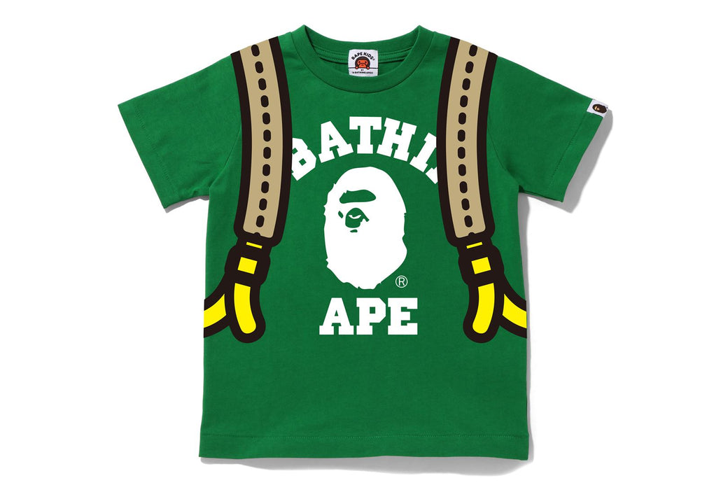 1ST CAMO COLLEGE DAYPACK PRINT TEE | bape.com