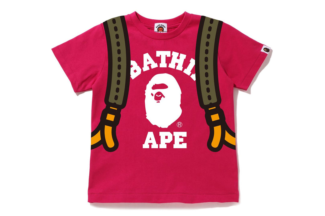 1ST CAMO COLLEGE DAYPACK PRINT TEE | bape.com