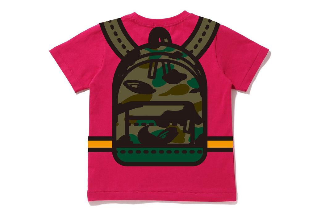 1ST CAMO COLLEGE DAYPACK PRINT TEE | bape.com