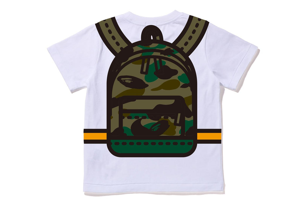 1ST CAMO COLLEGE DAYPACK PRINT TEE | bape.com