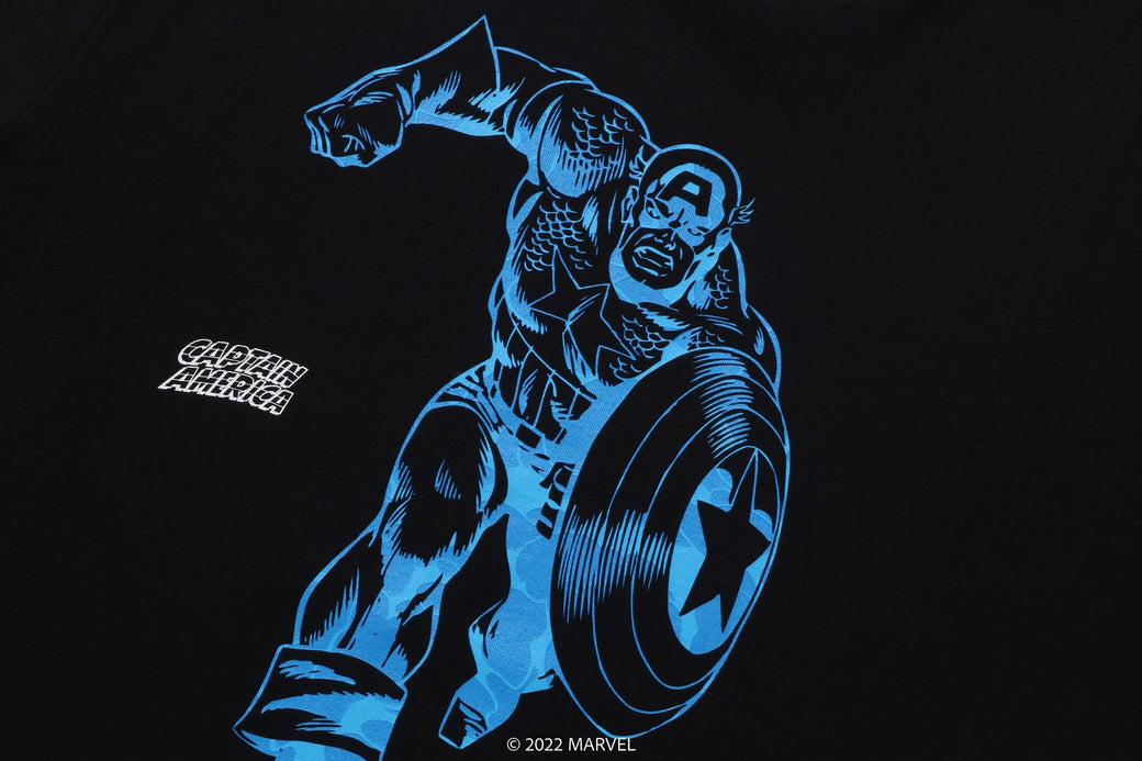 【 BAPE X MARVEL 】CAPTAIN AMERICA TEE