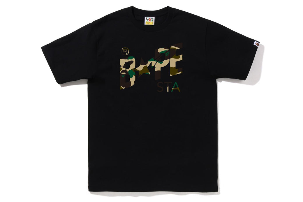 1ST CAMO BAPE STA LOGO TEE