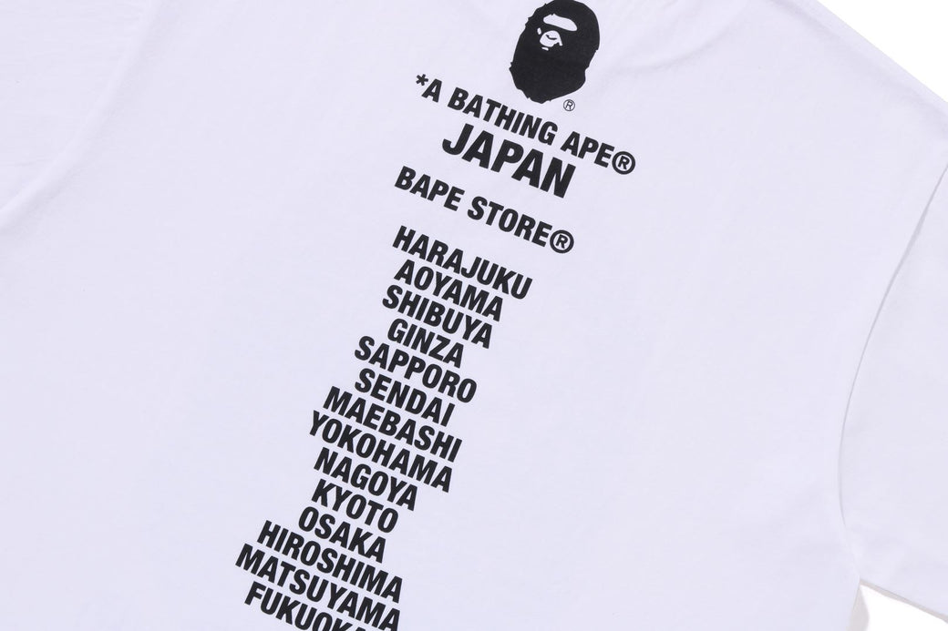 Bathing ape hotsell t shirt japan