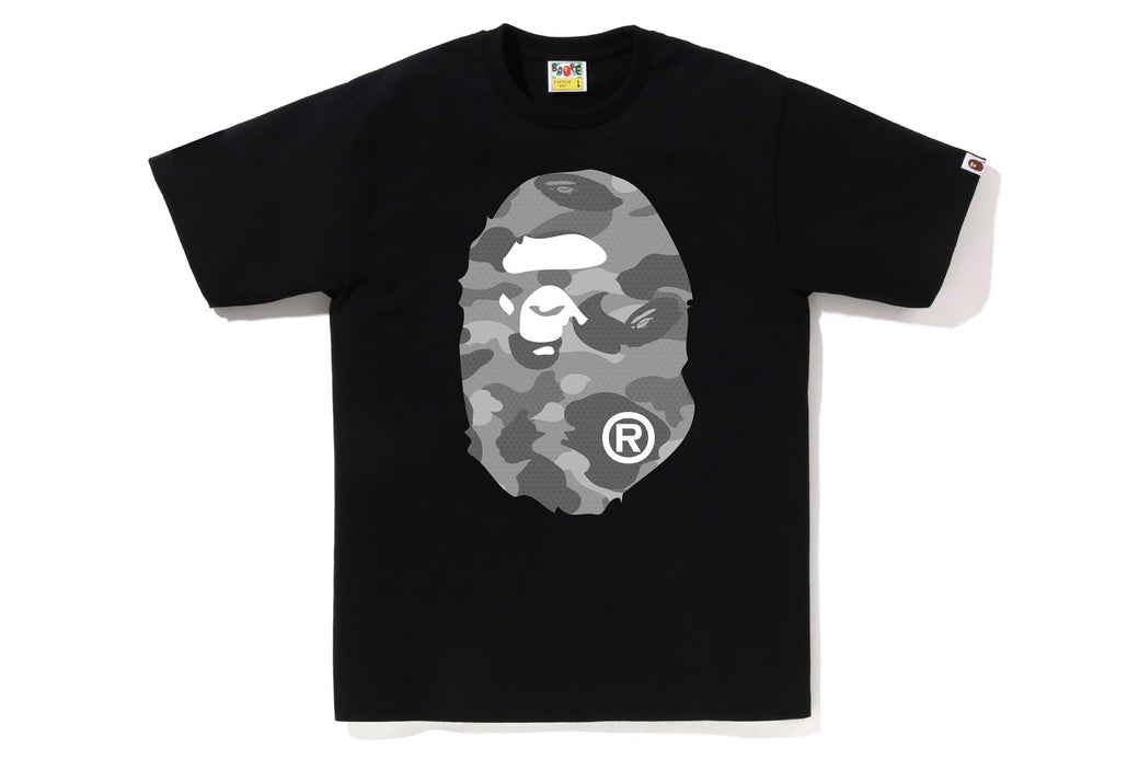 Bape head camo tee best sale