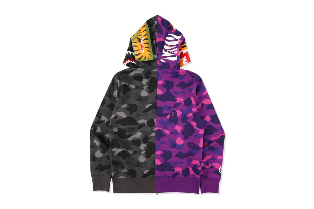 Bape jacket half camo half black new arrivals