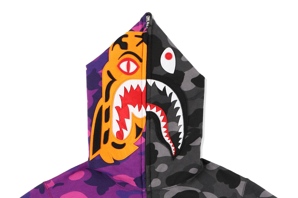 Bape half shark half tiger hotsell