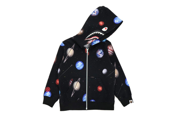 BAPE GALAXY SHARK ZIP HOODIE | bape.com