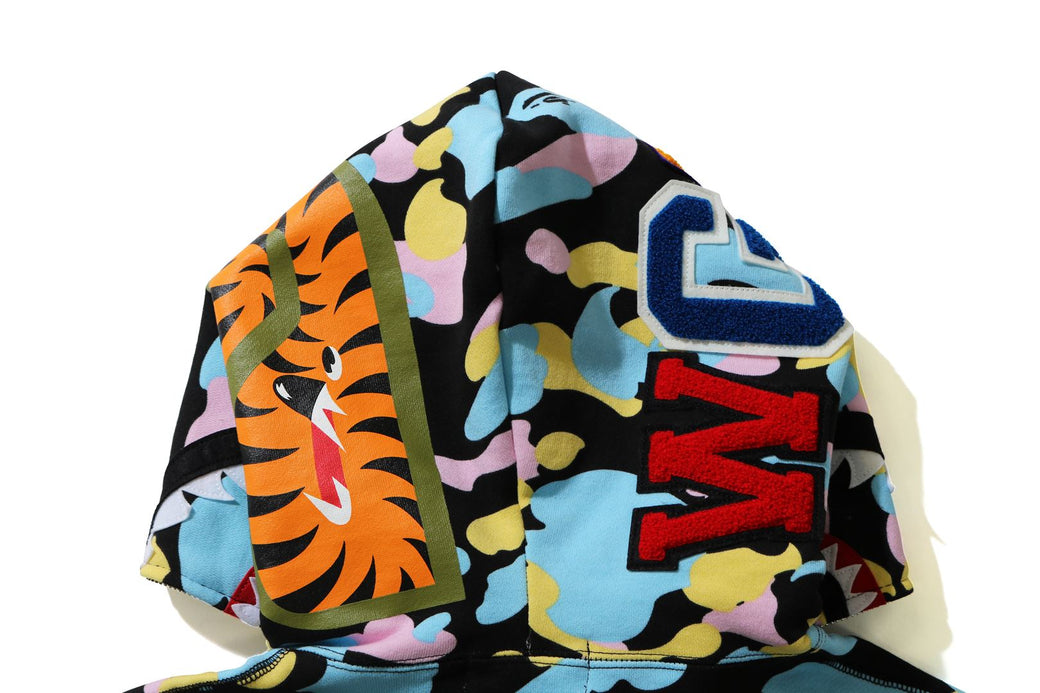 Bape hoodie multi camo best sale