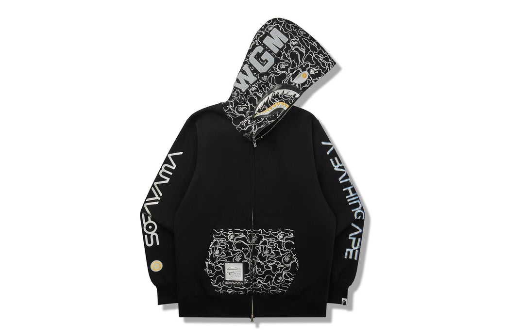 【 BAPE X HAJIME SORAYAMA 】SHARK FULL ZIP HOODIE