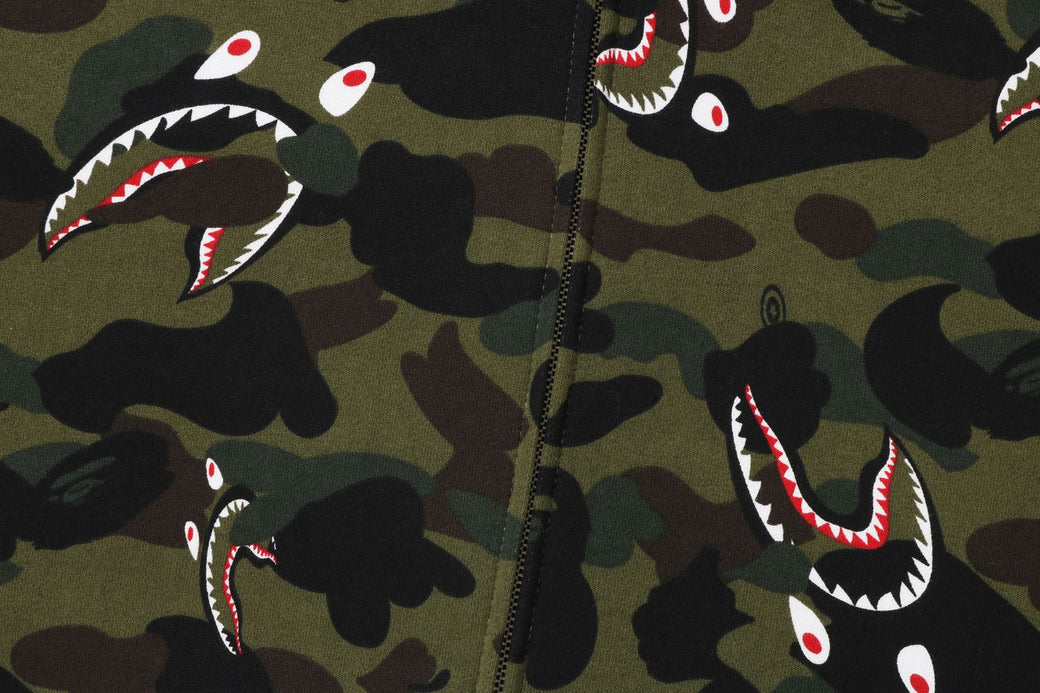 SHARK 1ST CAMO SHARK FULL ZIP HOODIE