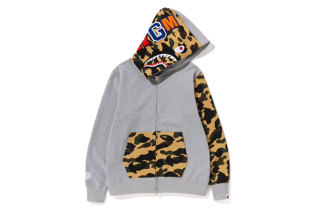 1ST CAMO SHARK FULL ZIP HOODIE