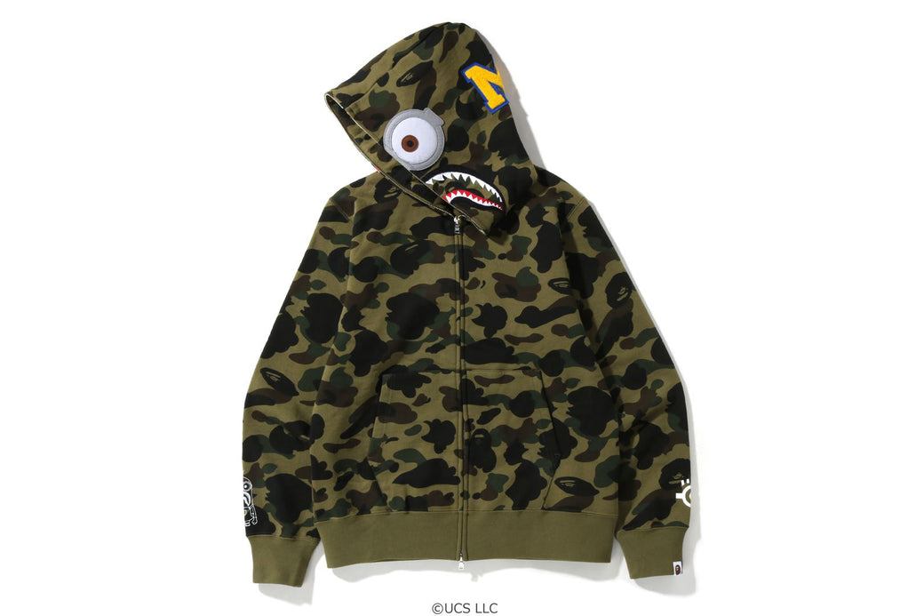 BAPE X MINIONS 】1ST CAMO SHARK FULL ZIP HOODIE | bape.com