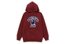 COLLEGE PATCHED OVERSIZED FULL ZIP HOODIE