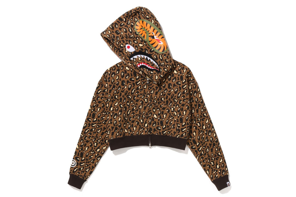 Leopard zip hoodie online