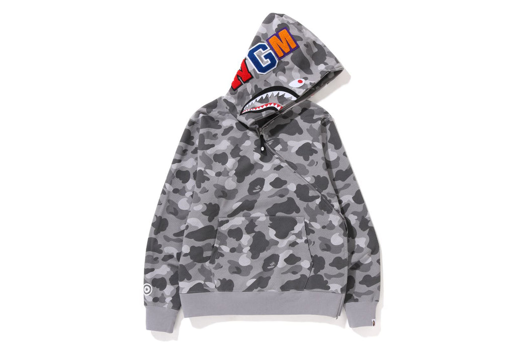 HONEYCOMB CAMO SHARK FULL ZIP HOODIE bape