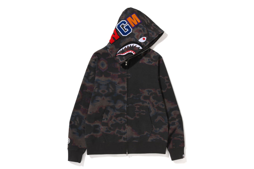 BAPE THERMOGRAPHY SHARK FULL ZIP HOODIE | bape.com