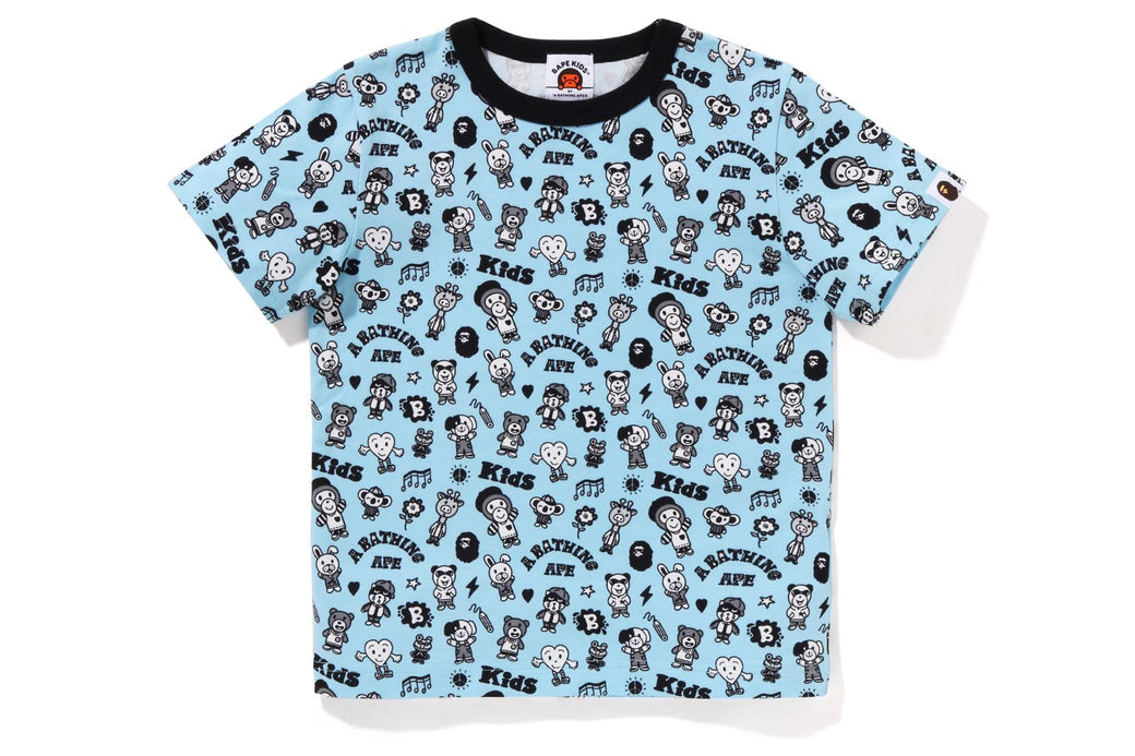 BAPE KIDS X CHOCOMOO MILO FRIENDS TEE