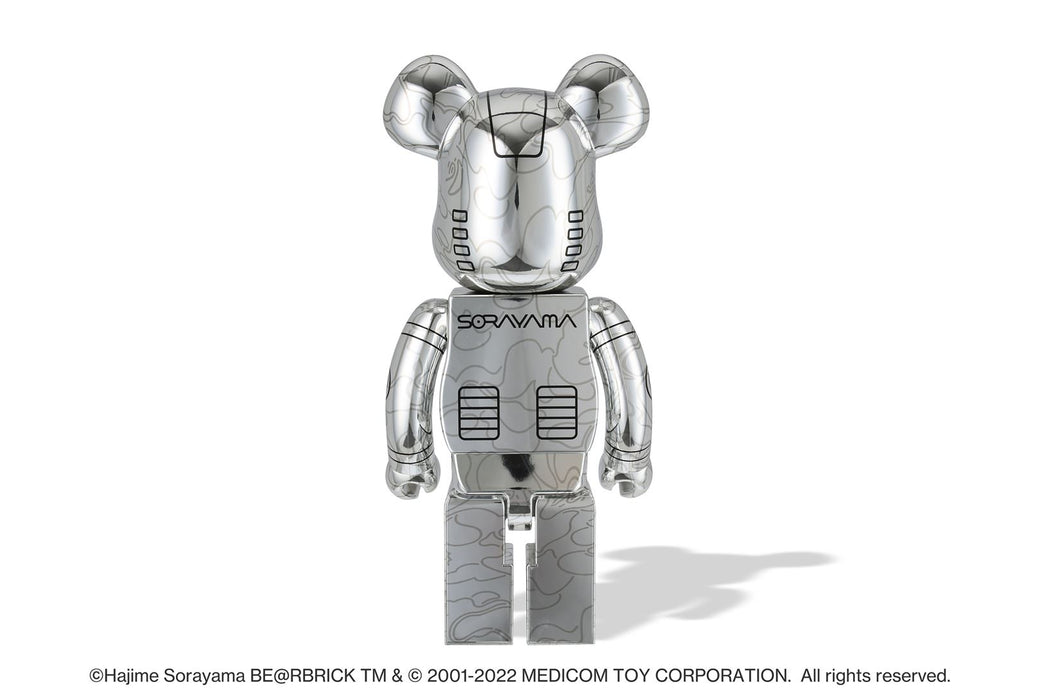 メディコムトイBE@RBRICK SORAYAMA X BABY MILO 400% シルバー