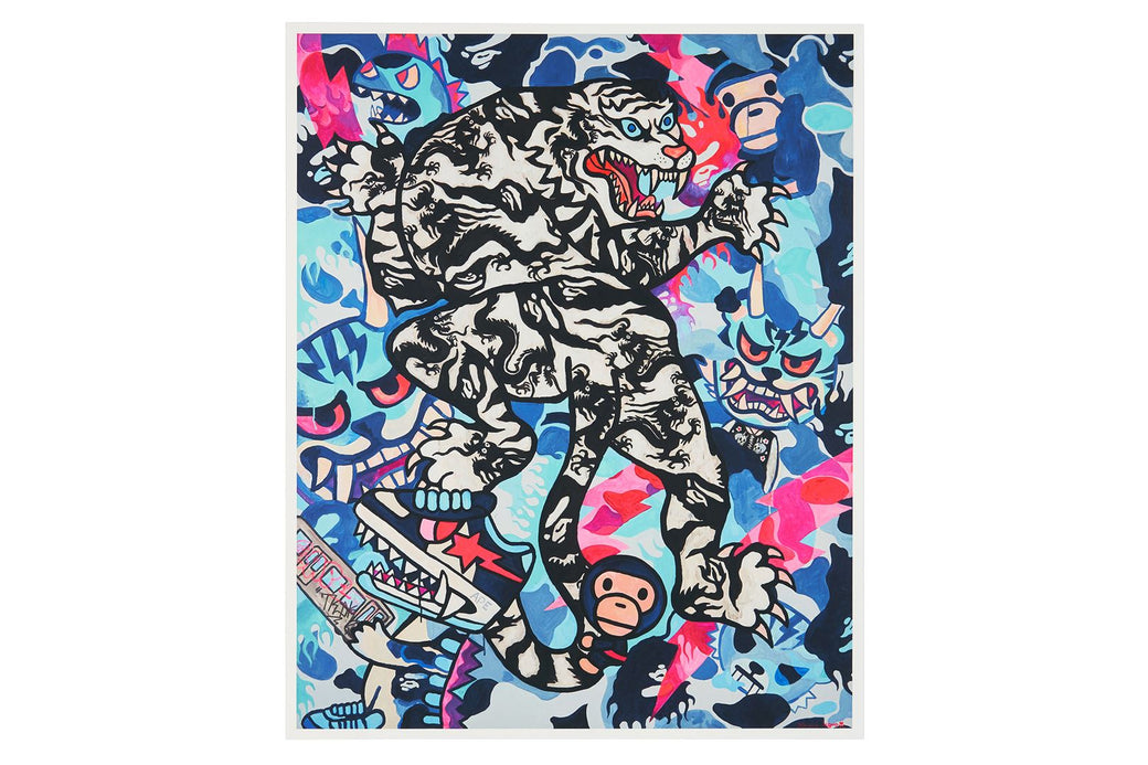 ICE TIGER CAMO BY SIMONE LEGNO bape