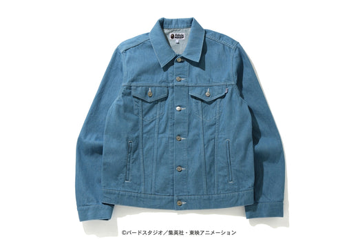 BAPE X DRAGON BALL Z 】BABY MILO BIG APE HEAD DENIM JACKET | bape.com