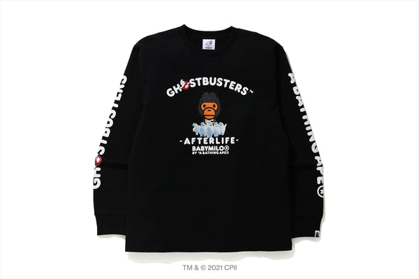 【 BAPE X GHOSTBUSTERS 】BABY MILO LONG SLEEVE TEE