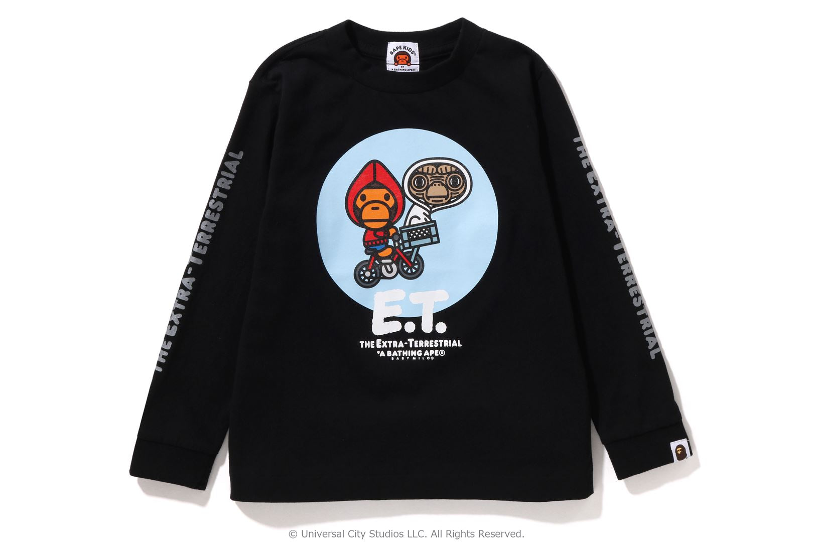 BAPE X E.T. 】BABY MILO L/S TEE | bape.com