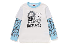 【 BAPE KIDS X CHOCOMOO 】MILO FRIENDS LAYERED L/T TEE