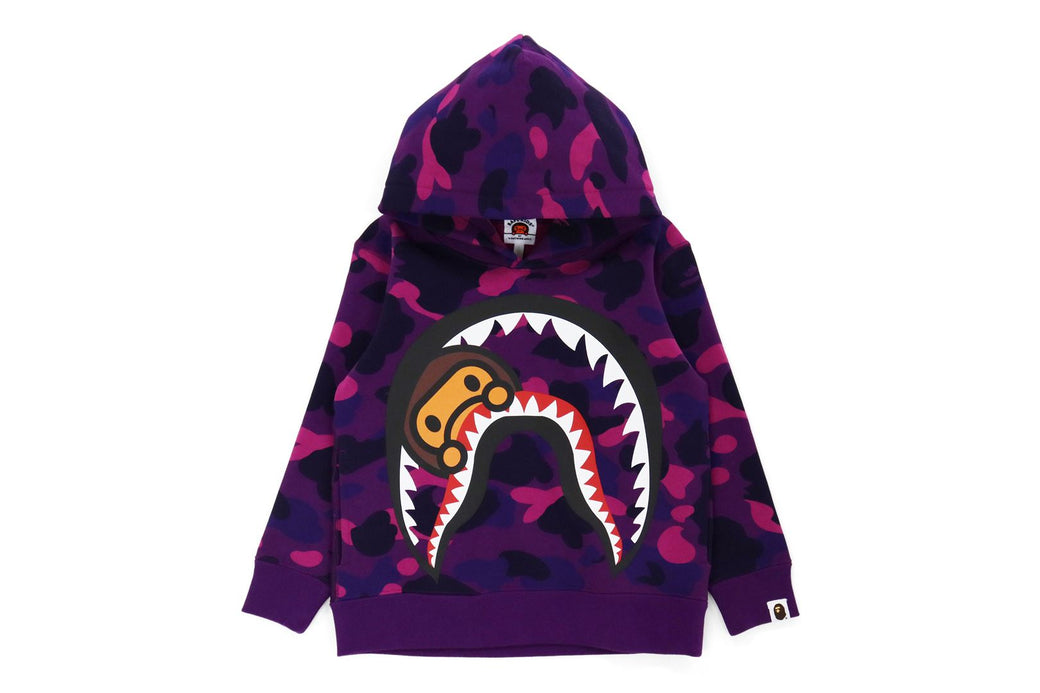 COLOR CAMO MILO SHARK PULLOVER HOODIE bape