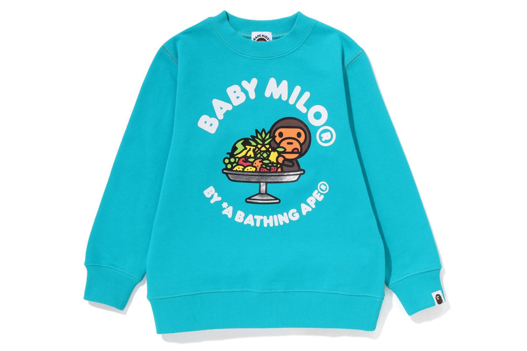 BABY MILO FRUIT CREWNECK bape