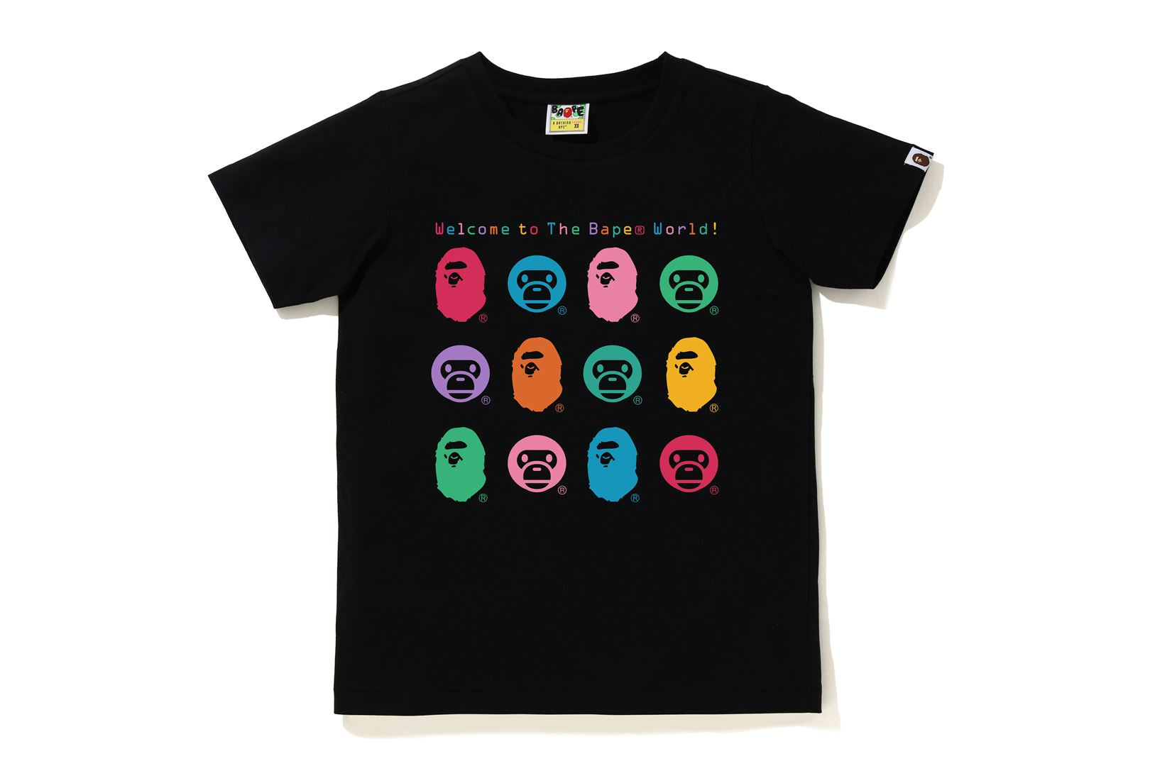 ABC CAMO MILO ON BIG APE TEE | bape.com