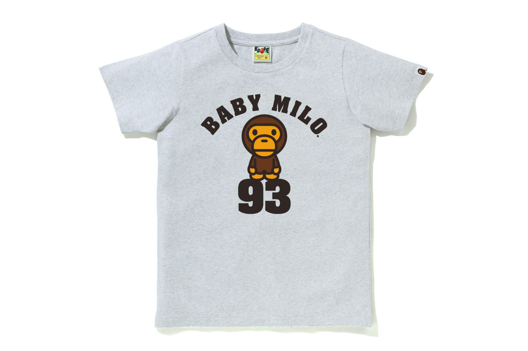 【新品】Tシャツ　baby milo Mサイズ　グレー 中古・古着通販】BABY MiLO (ベビーマイロ) 半袖Tシャツ ライトグレー