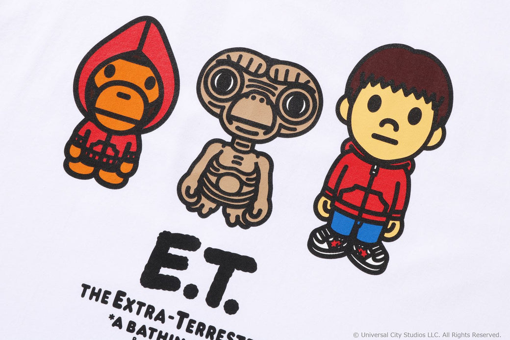BAPE X E.T. 】BABY MILO TEE | bape.com