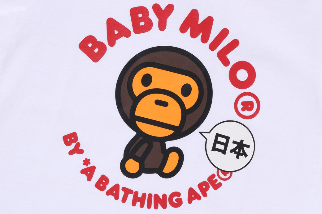 Baby milo bape on sale logo