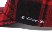 MR BATHING APE FLANNEL CHECK CAP