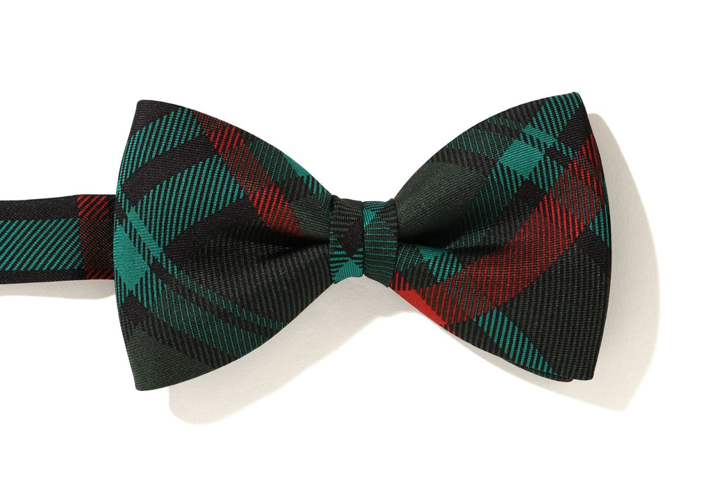 MR.BATHING APE BAPE CHECK BOW TIE