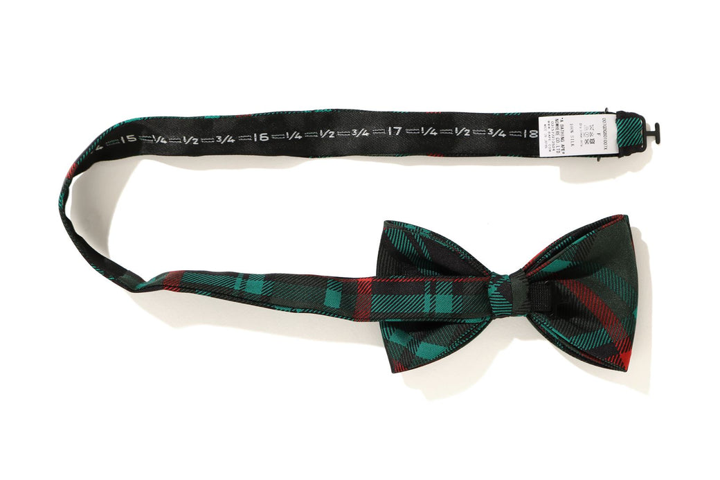 MR.BATHING APE BAPE CHECK BOW TIE