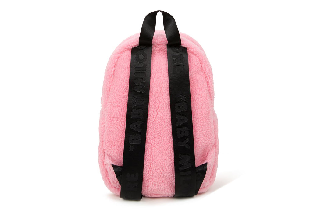 baby milo mini fur backpack ALL The adjustable shoulder straps ensure a comfortable fit BABY MILO MINI FUR BACKPACK